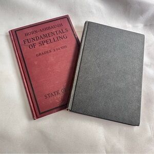 Vintage Spelling and Thesaurus books